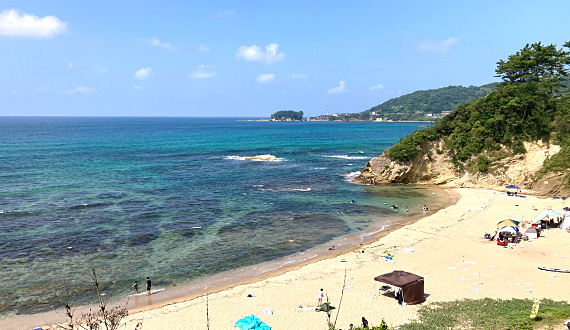 夏の楽しみ海水浴